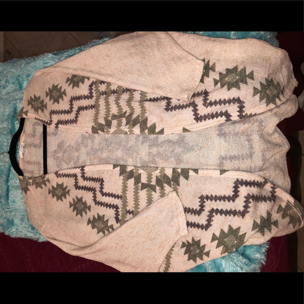 Earth tone cardigan